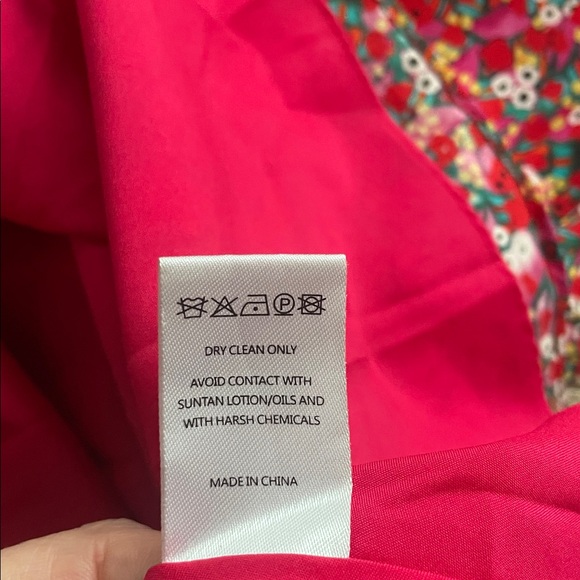 SALONI Collette Silk Floral Mini Puff Sleeve Dress - Picture 12 of 14